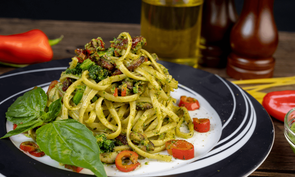 Pesto noodles | Mohit Bansal Chandigarh