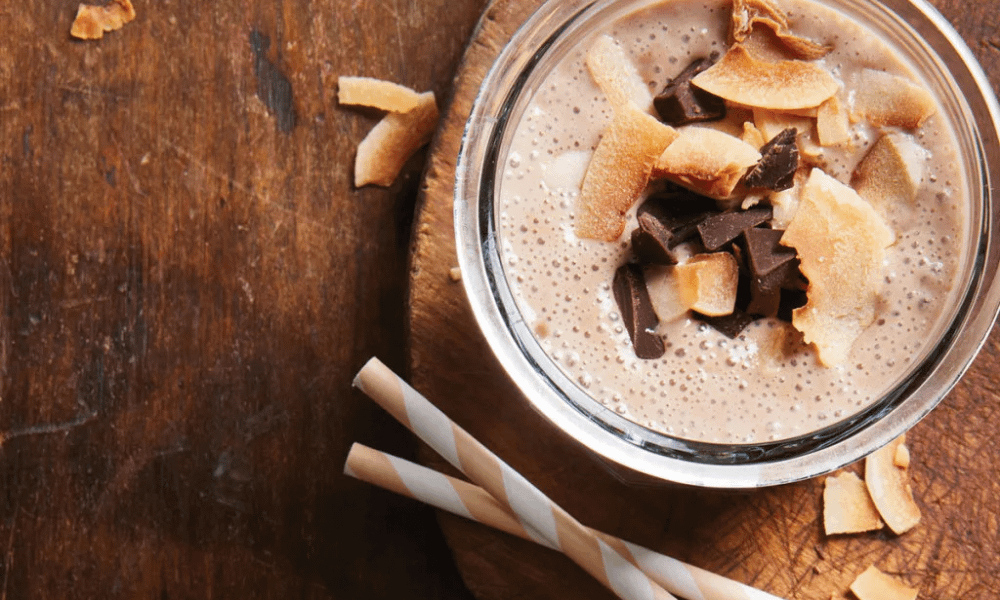 Chocolate-Coconut-Banana Smoothie Recipe Mohit Bansal Chandigarh
