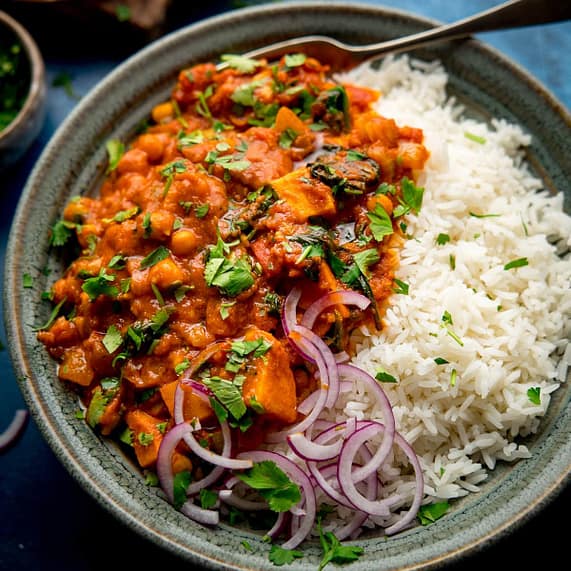 Chickpea sweet potato curry | Mohit Bansal Chandigarh