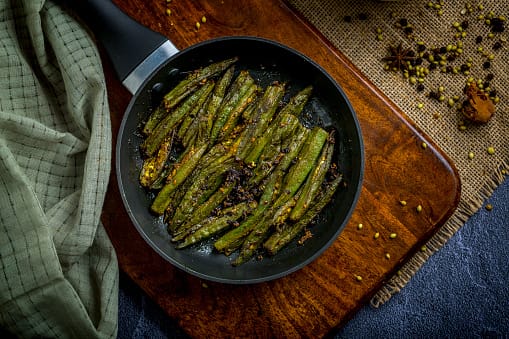  Bhindi fry | Mohit Bansal Chandigarh